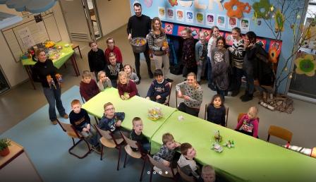 2018 Velswijkschool alle leerlingen zieken Gelderlander 2