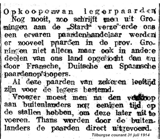 Tilburgse courant 31 juli 1914 in ppt