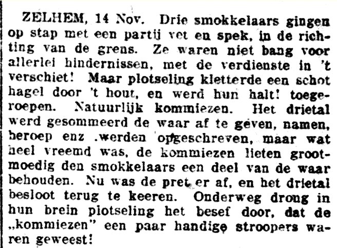 Zelhem in Telegraaf 15 nov 1916
