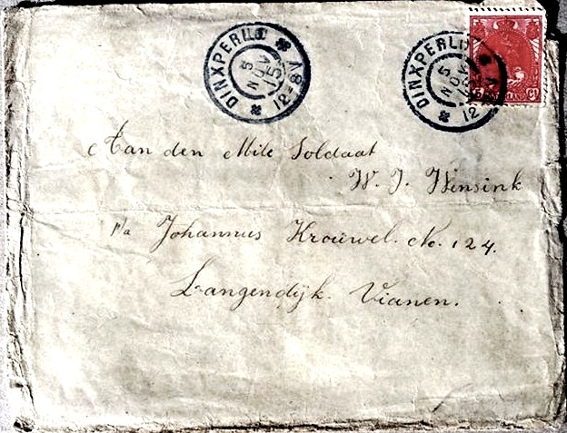 Envelop postzegel