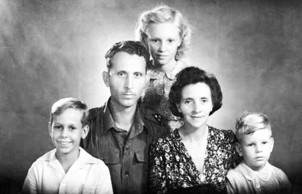 Bangkok 1946 gezin Kuijpers 