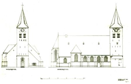 Bouwtekening Kerk 1949