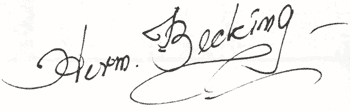 handtekening Becking 
