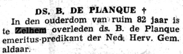 Planque De courant 06 08 1942