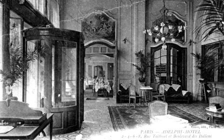 Hotel in Parijs Huwelijkreis 1910 Derksen Gerdessen 