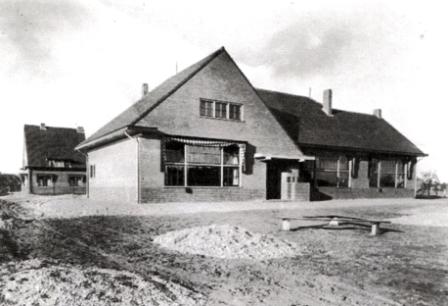 1931 schoolgebouw in aanleg