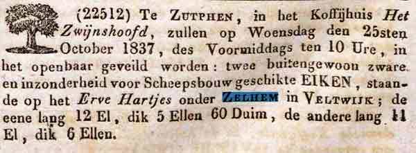 hartjes Algemeen Handelsblad 13 10 1837