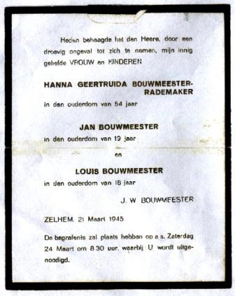 Bouwmeester ovl. advert.1945 