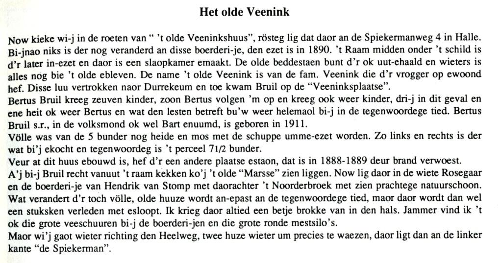 Verhaal Spiekerman Herman Peppelman. 