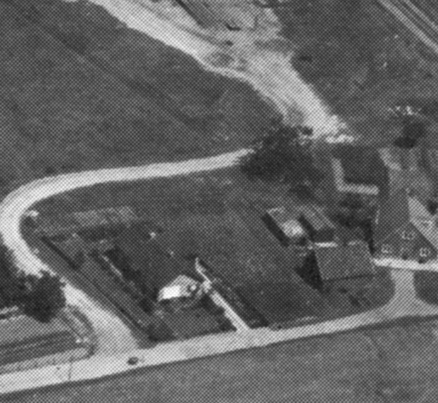 1970 ca. Luchtfoto locatie Stikkenweg 16 24