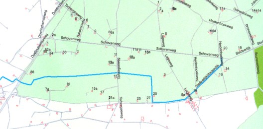 2023 Kaart Zuidwest Doetinchem detail