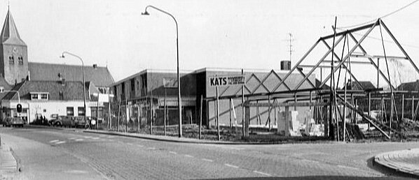 winkelcentrum bouw 1975 Foto Henk Garritsen n