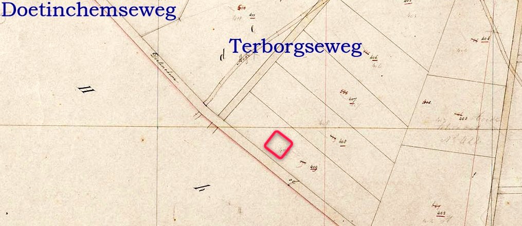 Kadasterkaart DTC weg 76 met locatie