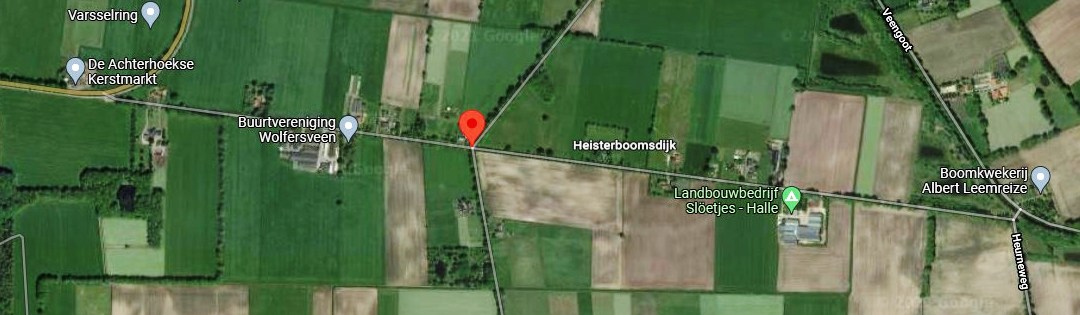 2021 luchtfoto loop Heisterboomsdijk
