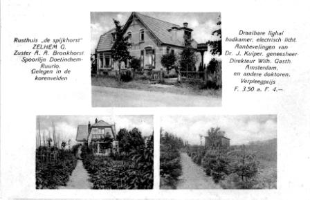 Advert. De Spijkhorst 1925 