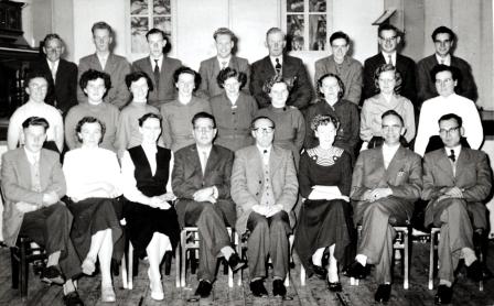 1953 koor en bestuur 25jr bestaan