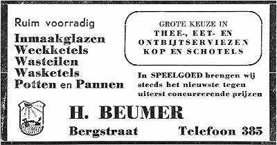 beumer blokker advertentie1953