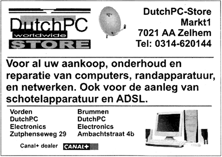 Dutch pc advertentie